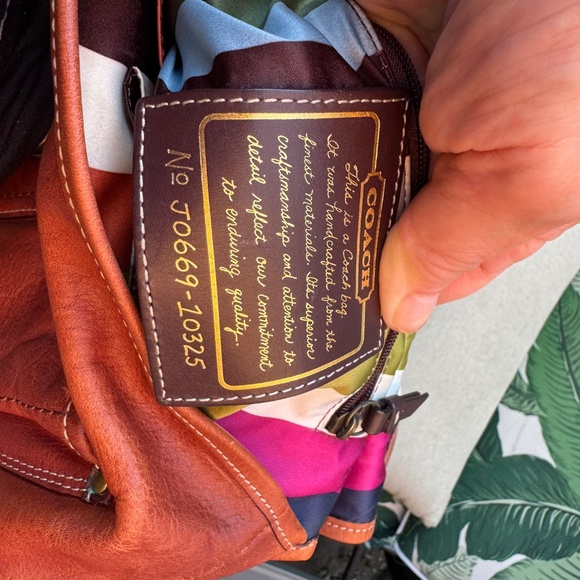 Coach 65th Anniversary Legacy Leather Whiskey Hippie Crossbody Bag 10325 - Picture 15 of 16